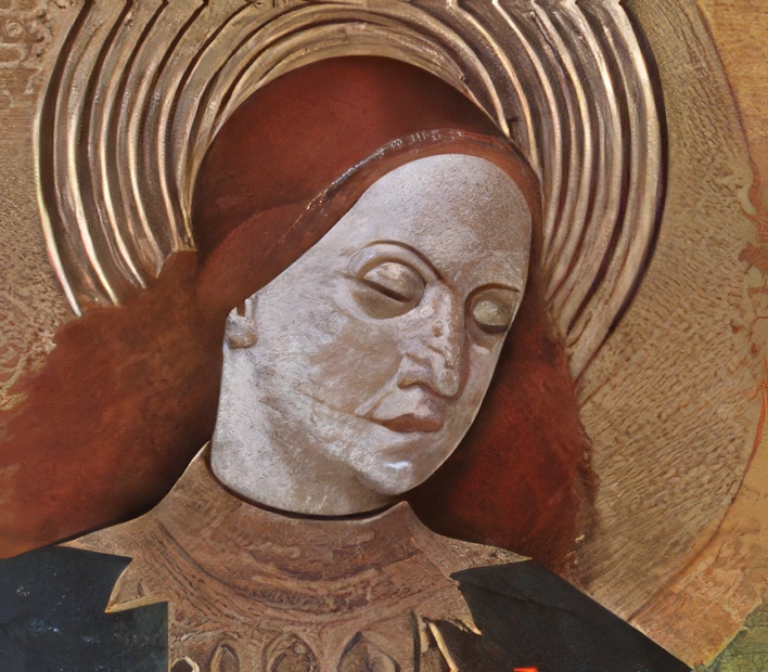 Juan de la Abadia's Archangel Michael: Medieval Face Detail
