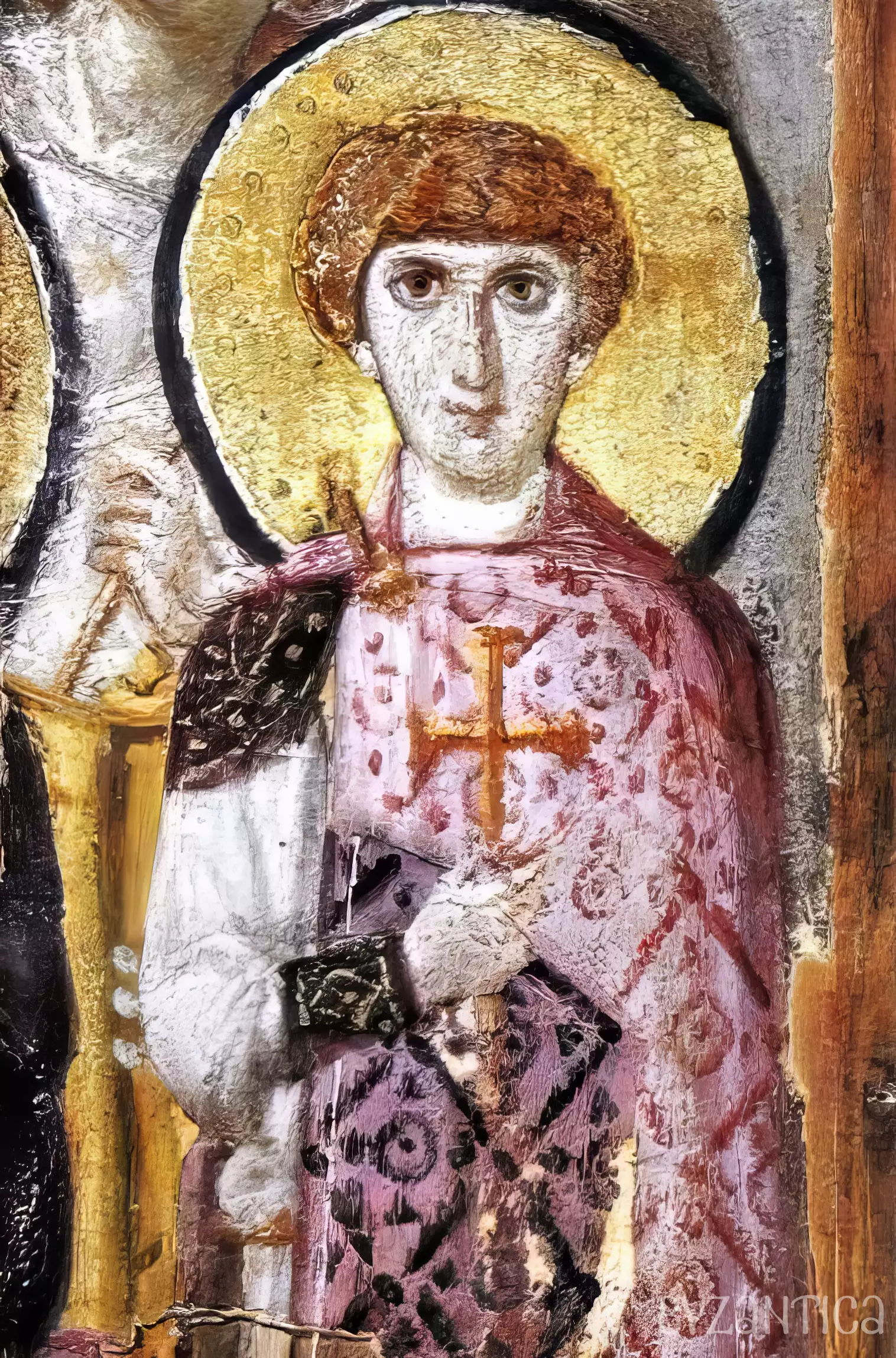 Saint George Detail 6th-century Byzantine Martyr Icon, Sinai