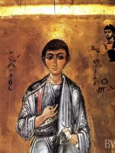 Sinai Saint Philip icon from Mount Sinai displaying masterful Byzantine technique